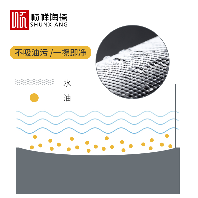 顺祥简约长方餐垫2件套（条纹灰）